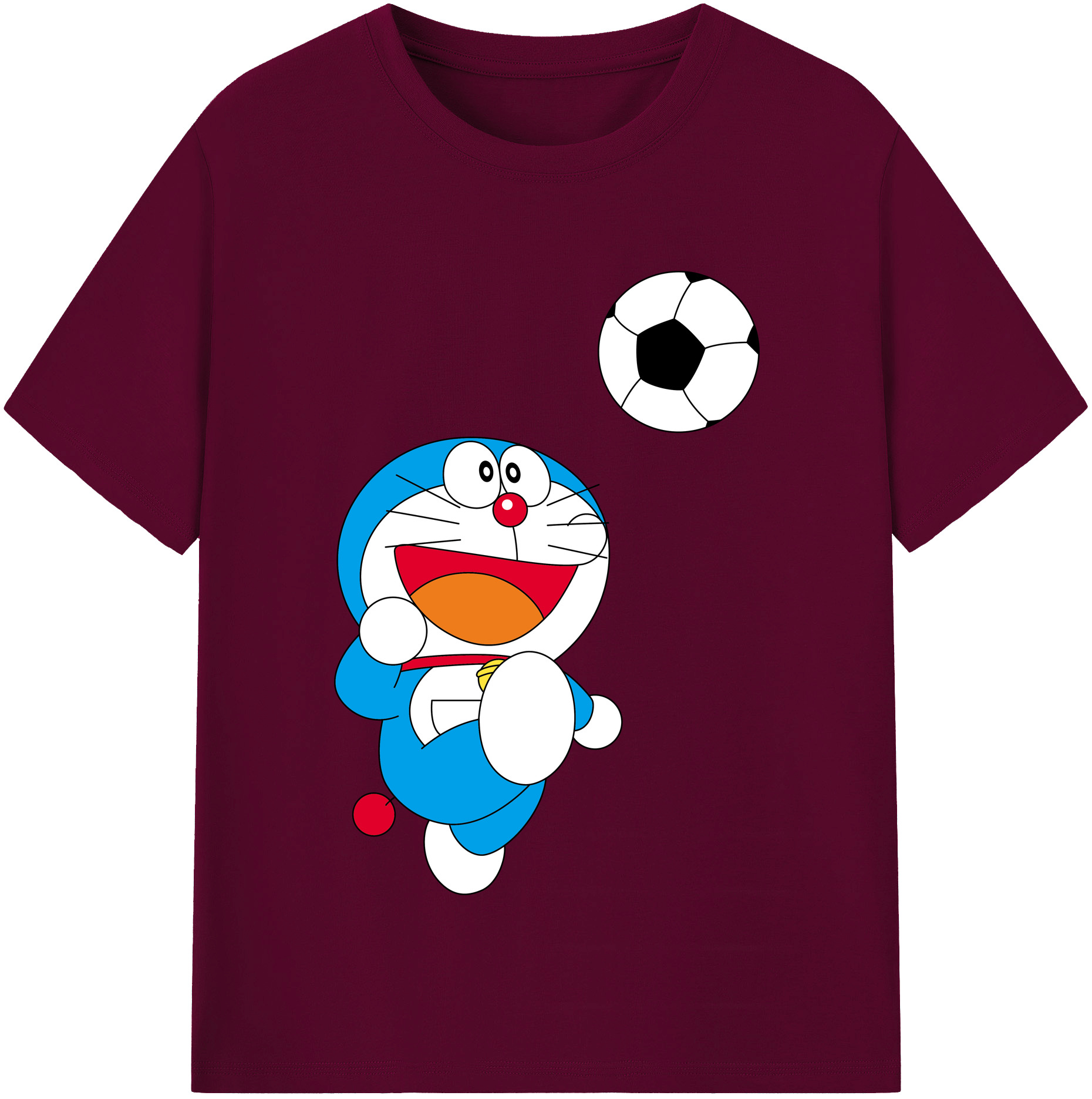（画像用） ドラえもん Doraemon レディースカジュアルプリントTシャツ（綿100％）